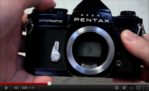 Pentax Spotmatic Mirror
                        lock